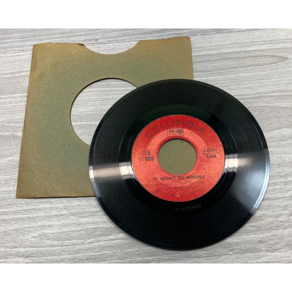 The Byrds Set You Free This Time / It Won't Be Wrong 45 Rock Columbia 4-43501 - Picture 3 of 4